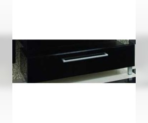 Комод с ящиком Акватон МАДРИД 80, 1A131903MA950, чёрный глянец