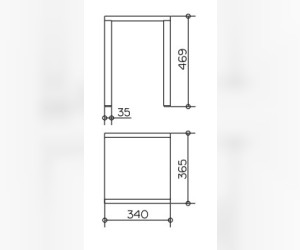 Табурет для ванной Keuco Plan 14982 010038, светло-серый