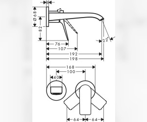 Смеситель Hansgrohe Vivenis для раковины, со сливным гарнитуром, хром, 75050000