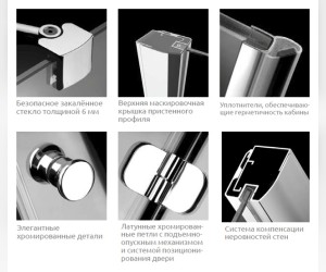 Душевая дверь в нишу Radaway Torrenta DWJ 90 прозрачное стекло R