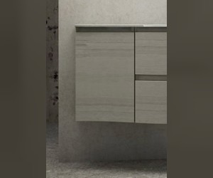 Шкафчик Cezares Vague 54849/54848 34 см подвесной, цвет rovere sbiancato