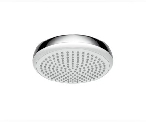 Верхний душ Hansgrohe Crometta 160 EcoSmart, 16х16 см, 1 тип струи, без держателя, белый/хром (26578400)