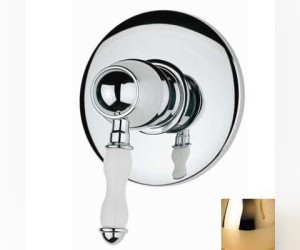 Смеситель Bandini Antico для душа, ручка керамическая Antico, золото, 854620KK00.