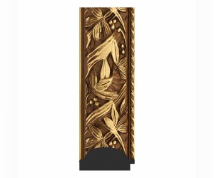 Зеркало в багетной раме Evoform Exclusive Floor BY 6164 114 x 203 см, византия золото