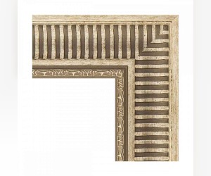 Зеркало с гравировкой в багетной раме Evoform Exclusive-G BY 4196 77 x 107 см, серебряный акведук