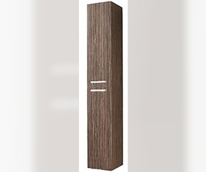 Шкаф-пенал Акватон Мадрид зебрано тёмное (отсутствует упаковка)