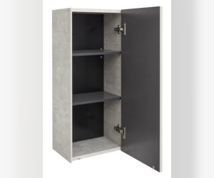 Шкаф Акватон Сохо 35 см подвесной, слейт/галька серая, 1A258403AJ9A0