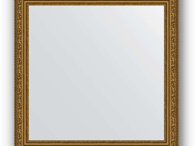 Зеркало в багетной раме Evoform Definite BY 3135 64 x 64 см, виньетка состаренное золото