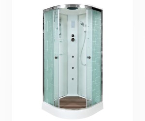 Душевая кабина Deto EM1510 с гидромассажем и с электрикой