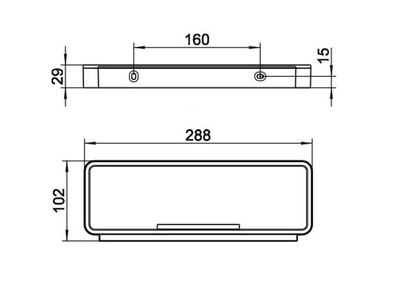 Корзинка для мыла Keuco Plan 14958 010051, хром, белый