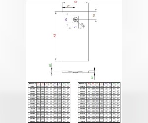 Поддон для душа Radaway Kyntos F, 180 x 80 см, прямоугольный, HKF18080-54