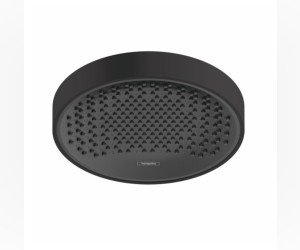 Верхний душ Hansgrohe Rainfinity 26228670, 25 х 25 см, 1 режим струи, без держателя, чёрный матовый