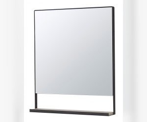 Зеркало Акватон Лофт Урбан 65 см с полкой, дуб орегон, 1A254102LQX50