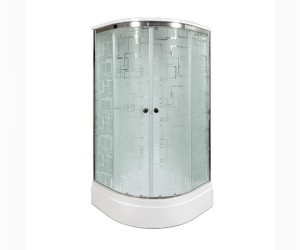 Душевая кабина Deto Em EM2790, 90 x 90 см, с крышей, с гидромассажем