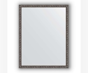 Зеркало в багетной раме Evoform Definite BY 1033 70 x 90 см, черненное серебро