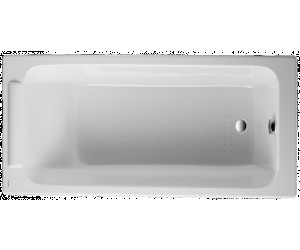 Чугунная ванна Jacob Delafon Parallel E2946-00 150 x 70 см, со сливом-переливом и ножками