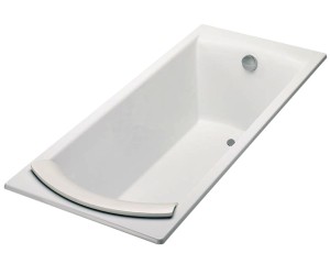 Чугунная ванна Jacob Delafon Biove E2930-S-00, 170 x 75 см, без отверстий для ручек и антискользящего покрытия, со сливом-переливом и ножками