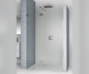 Душевая дверь Riho SZ Scandic NXT X104 118x200 см, цвет профиля черный, стекло прозрачное, левая/правая