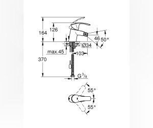 Смеситель Grohe Eurosmart 2015 32927002 для биде
