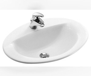 Раковина Jacob Delafon Patio 56 х 43 см врезная сверху E4155-00