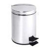 Ведро для мусора 5 л Bemeta Hotel 104315012 с педалью, крышка SoftClose, хром глянцевый