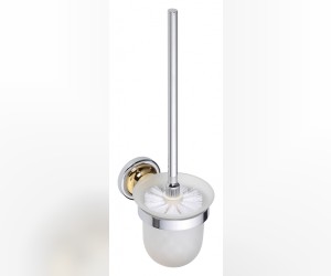 Ершик Bemeta Retro 144213018 11 x 15 x 36 см подвесной, хром/золото