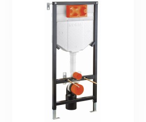 Инсталляция с унитазом Vitra Normus L-box, с быстросъёмным сиденьем с микролифтом, клавиша хром глянцевый, 9773B003-7206