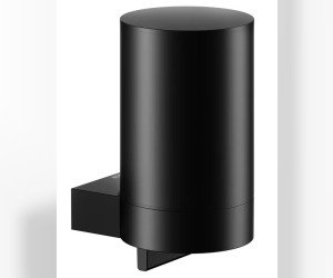 Держатель с дозатором жидкого мыла Keuco Plan с насосиком, черный матовый, 14951370000