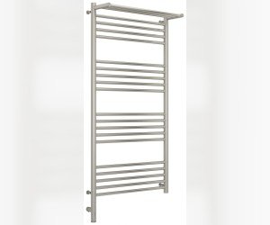 Полотенцесушитель электрический Сунержа Богема 3.0 1200 x 600 с полкой, ширина 63.2 см, высота 132.4 см, сатин, L/R