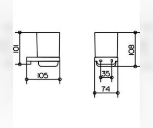 Держатель стакана Keuco Collection Moll 12750 019000
