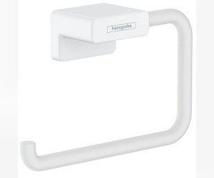 Держатель туалетной бумаги Hansgrohe AddStoris, белый матовый, 41771700
