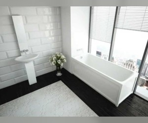 Ванна акриловая Aquatek Eco-friendly Мия 130 x 70 см, белая, MIY130-0000001