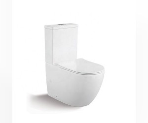 Напольный унитаз CeramaLux NS 2176 37 х 68 х 81.5 см душевой смыв, сиденье DP, Soft Close, белый