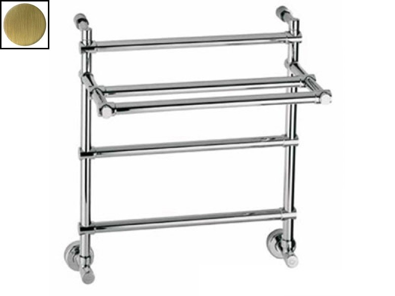 Полотенцесушитель водяной Margaroli Sole 4554703OBP, высота 60.6 см, ширина 53 см, старая бронза