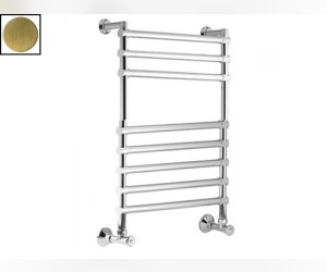 Полотенцесушитель водяной Margaroli Sole 464-8м 4644708OBN, высота 76.8 см, ширина 53.5 см, старая бронза