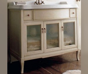 Комплект мебели Labor Legno VICTORIA Composizione H 107, бежевый с патиной/бронза, 105 см