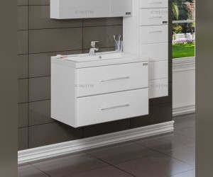 Тумба под раковину СаНта Омега 70 207038, подвесная, цвет белый