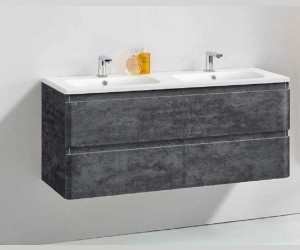 Тумба под раковину Vincea Alba VMC-1A120MS 120 см, подвесная, серый