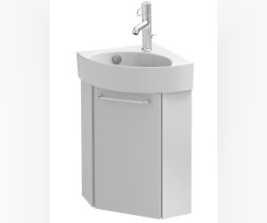 Тумба под раковину Jacob Delafon Odeon Rive Gauche 45 см, цвет белый сатин, ручки на выбор, EB2584D-RX-F30/EB2584G-RX-F30