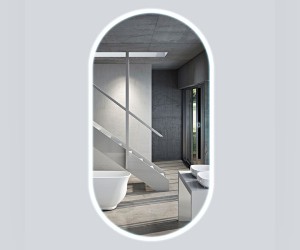 Зеркало Vincea 50 x 100 см c LED-подсветкой, сенсорным выключателем и диммером, VLM-2K100