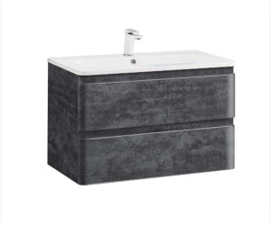 Тумба под раковину Vincea Alba VMC-1A800MS 80 см, подвесная, серый