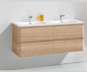 Тумба под раковину Vincea Alba VMC-1A120WO 120 см, подвесная, бежевый