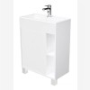 Тумба с раковиной 1Marka Lido 60 см, 1 дверь, напольная, белый, У83298