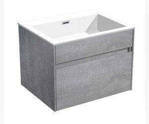 Тумба под раковину Vincea Chiara VMC-1C600CT 60 см, подвесная, серый