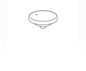 Раковина Geberit Variform 500.700.01.2 40 x 40 см круглая, с переливом