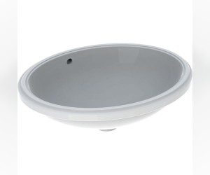 Раковина Geberit Variform 500.752.01.2 50 x 40 см овальная, встраиваемая снизу, с переливом