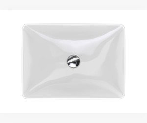 Раковина Geberit Variform 500.736.01.2 55 x 40 см прямоугольная, c переливом