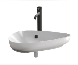 Раковина Jacob Delafon Nouvelle Vague EVI102-00, накладная, 56 х 40 х 18 см