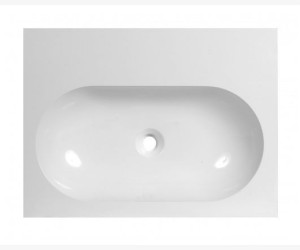 Раковина накладная Эстет Ника 61 1-0004,искуственный камень, 61[45 см (ФР-00000795)