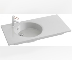 Раковина-столешница Jacob Delafon Odeon Rive Gauche EXAU112-Z-00, 100 см